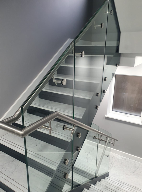 The Prefabricated Metal Stairs we Provided for Moss Close