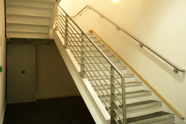 Steel Balustrades and Wall-Mounted Handrails