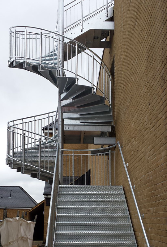 A Spiral Staircase Manufactured and Installed by Gatehouse Architectural